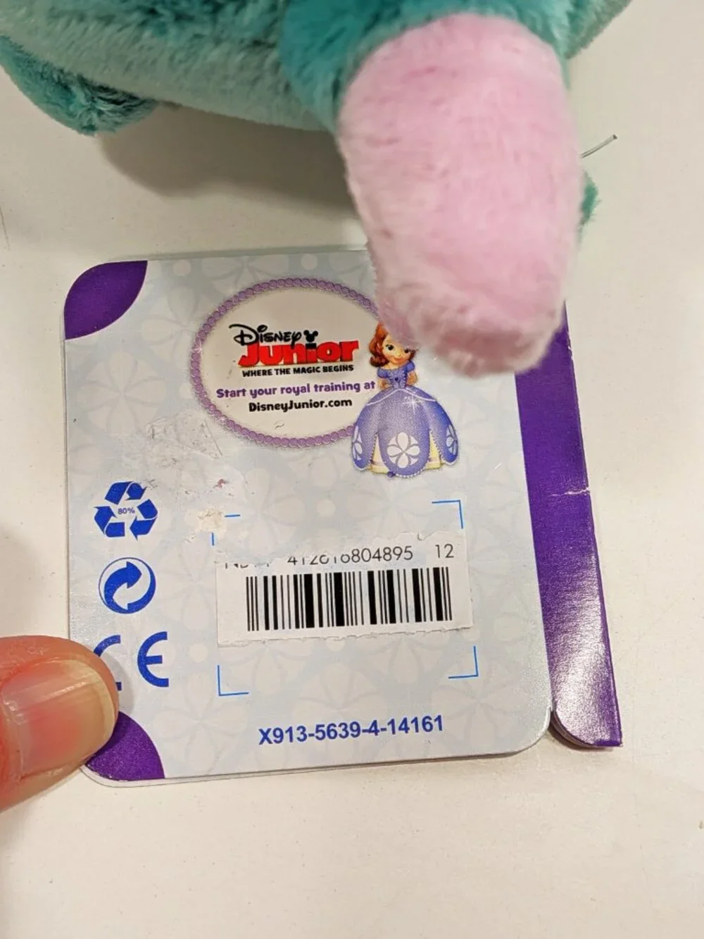 Disney Junior Sofia the First “Crackle” Dragon Plush New with Tags Stuffed Anima